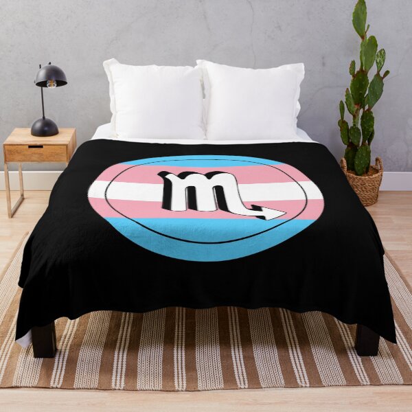 Item preview, Trans Pride Flag Scorpio Zodiac Sign | Birthday Gift for Transgenders designed and sold by throuplescorner.