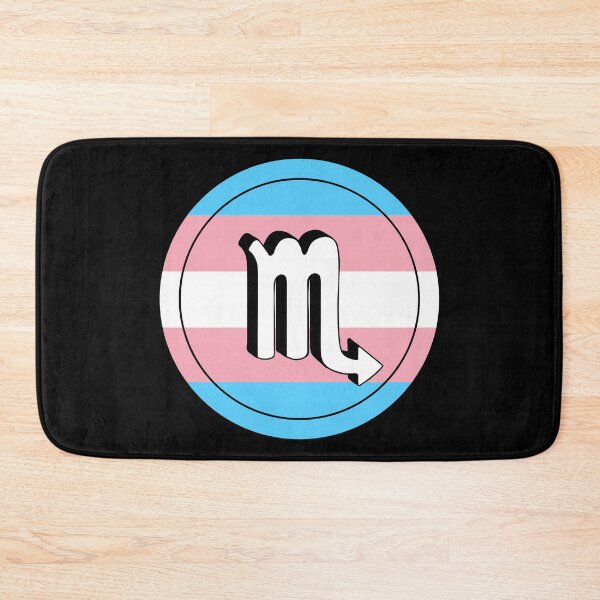 Item preview, Trans Pride Flag Scorpio Zodiac Sign | Birthday Gift for Transgenders designed and sold by throuplescorner.