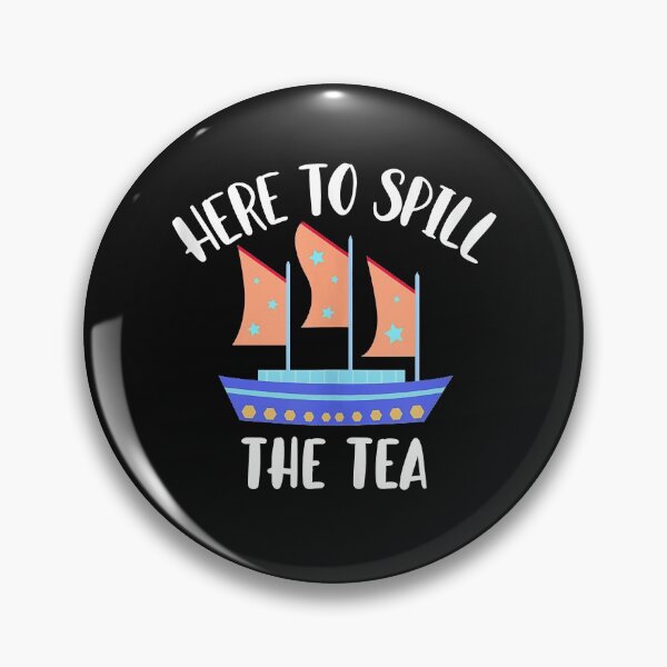Item preview, Here To Spill The Tea 4th of July US Patriotic Pride T-Shirt designed and sold by SeleneFrances.