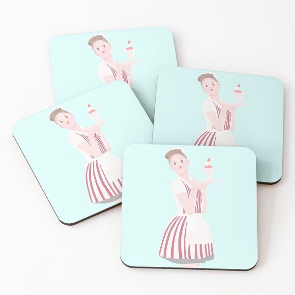 Item preview, Vintage waitress  designed and sold by LilyTheValley.
