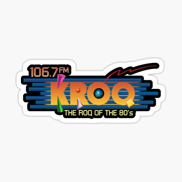 kroq-the-roq-of-the-80s-classic-logo-sticker-by-strangenotions