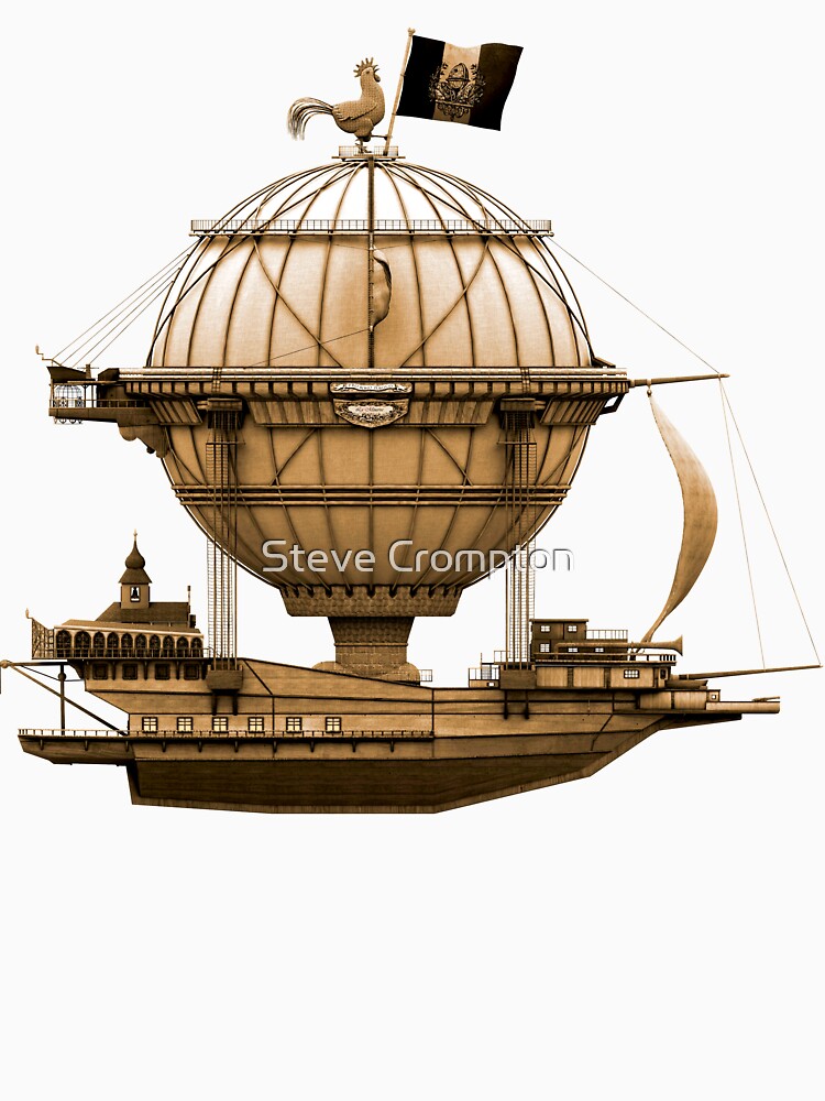 Steampunkesque Vintage Hot Air Balloon Airship Thing by SC001
