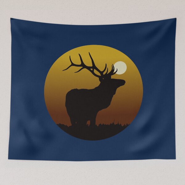 Item preview, Fen Moose At Sunset designed and sold by HappySchnapper.