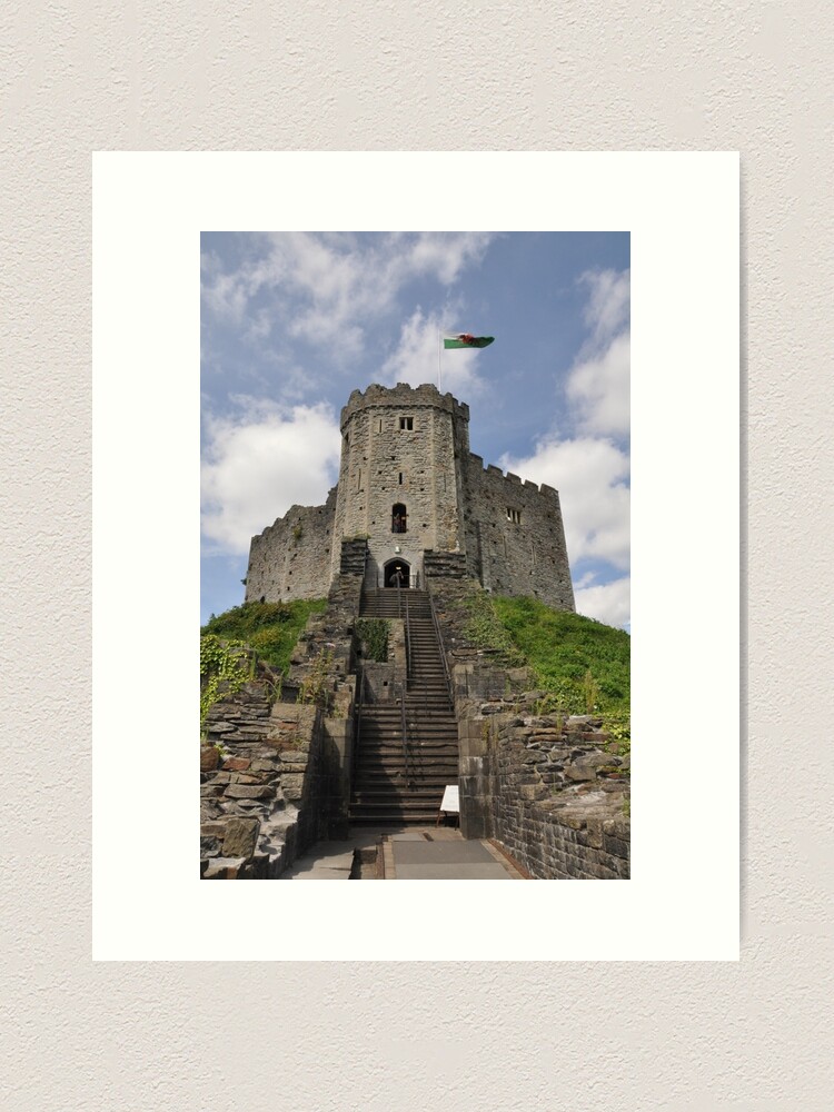 Alternate view of Cardiff Castle Art Print