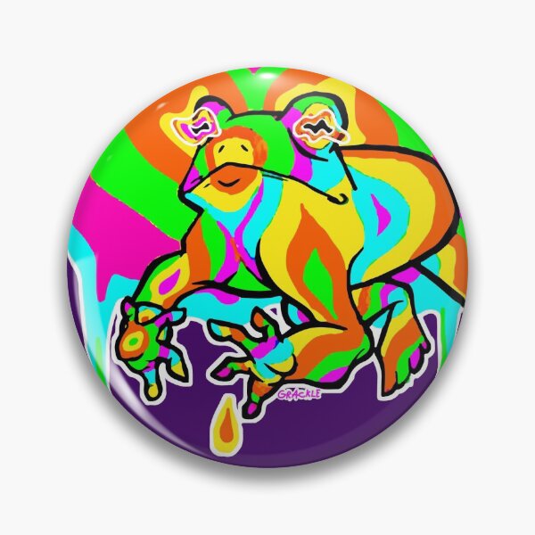 Item preview, Psychedelic Frog designed and sold by JanGrackle.