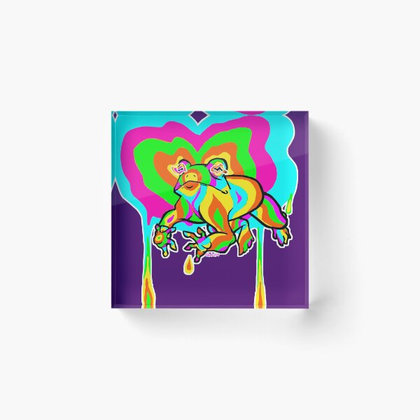 Item preview, Psychedelic Frog designed and sold by JanGrackle.