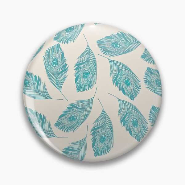Item preview, Peacock Feather Seamless Pattern, Peacock Feather Pattern, Peacock Feather Vector Pattern designed and sold by graphic-genie.