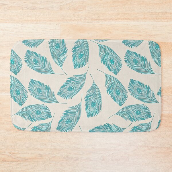 Item preview, Peacock Feather Seamless Pattern, Peacock Feather Pattern, Peacock Feather Vector Pattern designed and sold by graphic-genie.