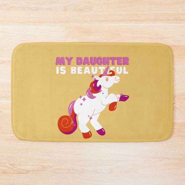 Item preview, My Daughter is beautiful - unicorn designed and sold by KhataCloset.