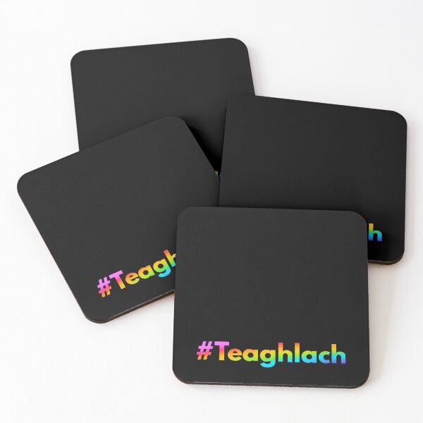 Item preview, Hashtag teaghlach - family in Scottish Gaelic - LGBT rainbow designed and sold by HashtagZone.