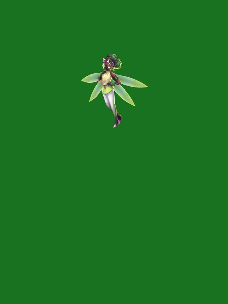 Thumbnail 5 von 5, A-Linien Kleid, Skoliosexual Fairy (dark green) designt und verkauft von -Solarly-.