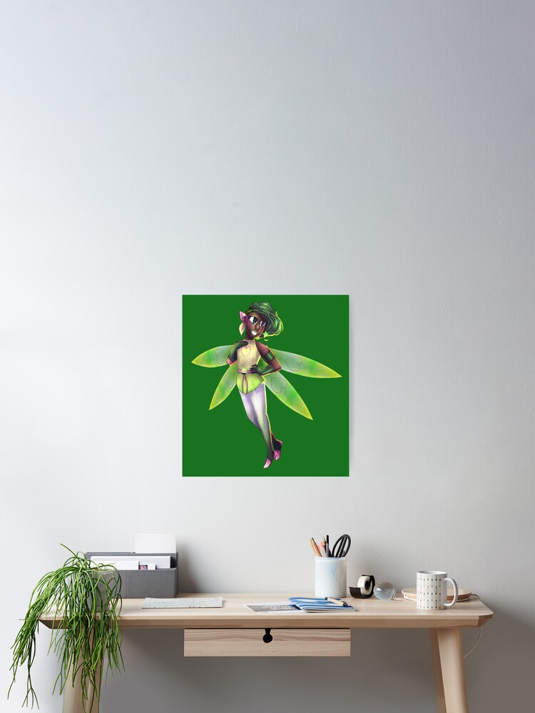 Thumbnail 2 von 3, Poster, Skoliosexual Fairy (dark green) designt und verkauft von -Solarly-.