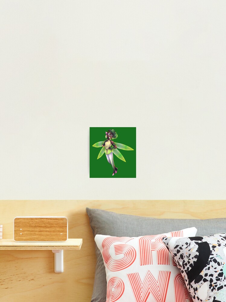 Aperçu 2 sur 3. Impression photo avec l'œuvre Skoliosexual Fairy (dark green) créée et vendue par -Solarly-.