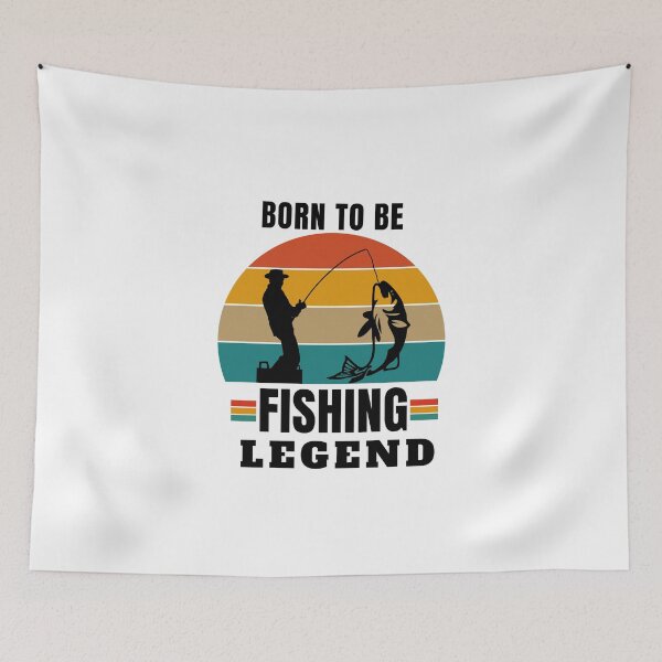 Item preview, born to be a fishing legend designed and sold by DIDAKU.