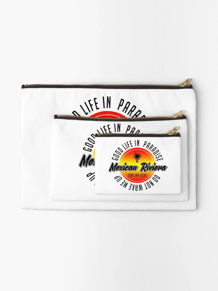 Thumbnail 2 of 4, Zipper Pouch, Mexican Riviera designed and sold by dejava.