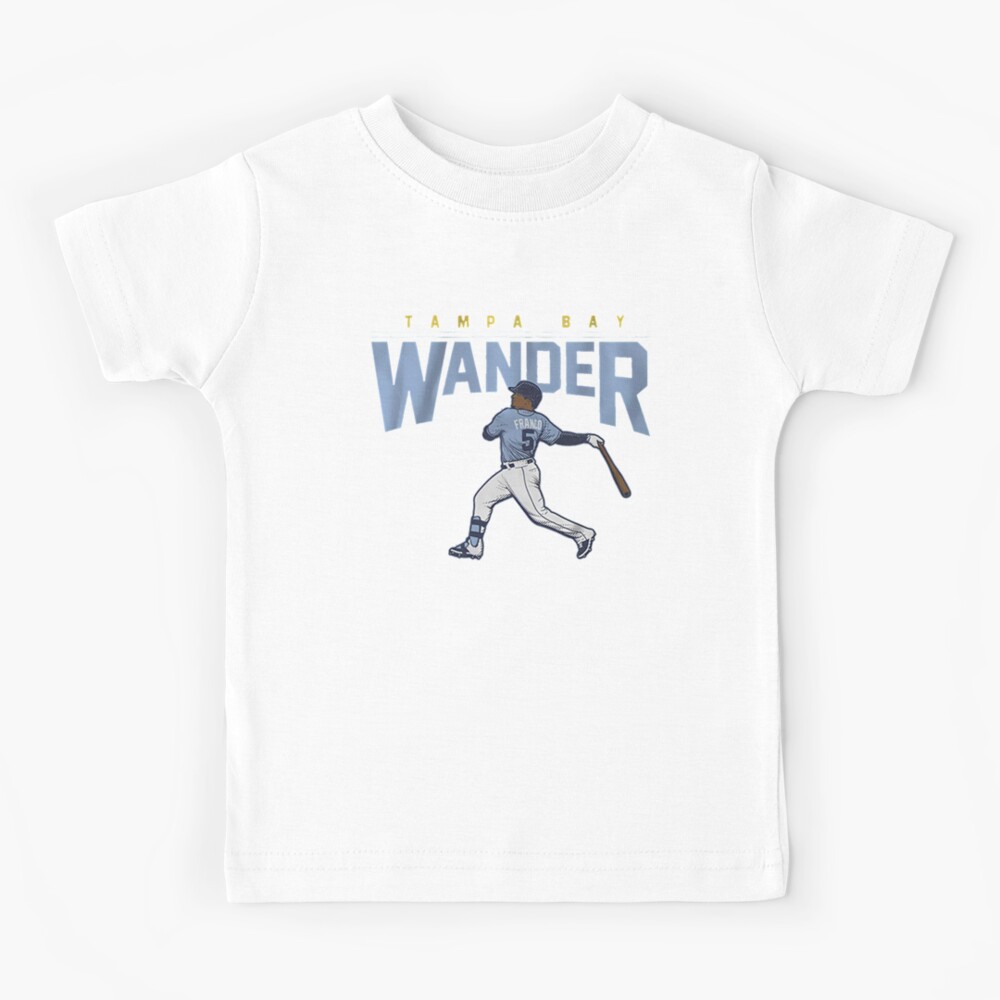 Wander Franco Kids T-shirt Tampa Bay Baseball Wander Franco 