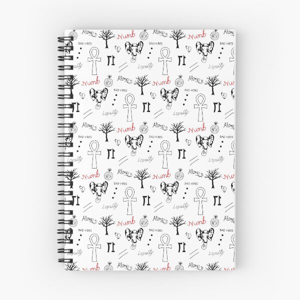 Item preview, XXXtentacion Tattoos Seamless Pattern designed and sold by gevix.