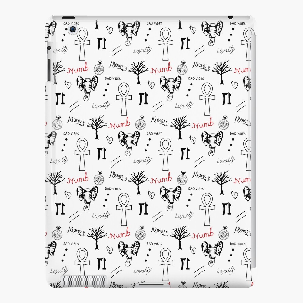 XXXtentacion Tattoos Seamless Pattern Backpack for Sale by gevix