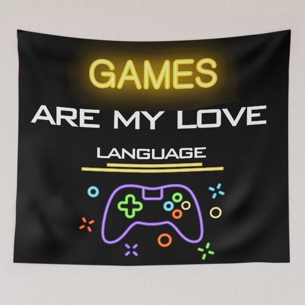 Item preview, Games Are My Love Language designed and sold by zakariadesigner.