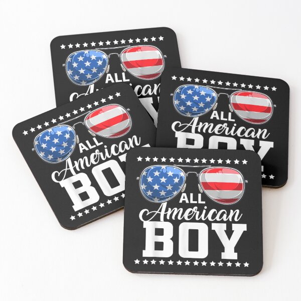 Item preview, 4th of July Shirt ALL AMERICAN BOY USA Flag Patriotic Family designed and sold by wilsonart91.