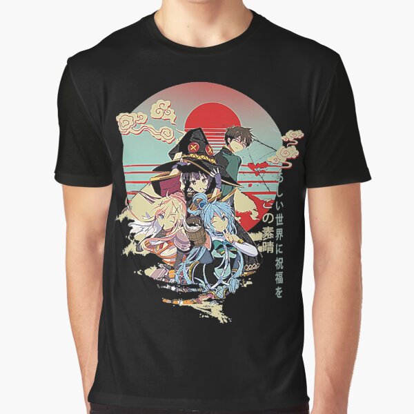 Konosuba japanese anime vintage design Graphic T-Shirt