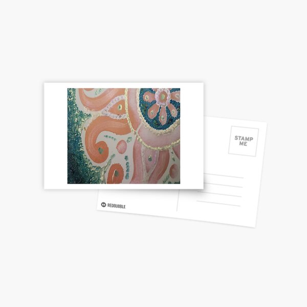 Paisley Flower Postcard