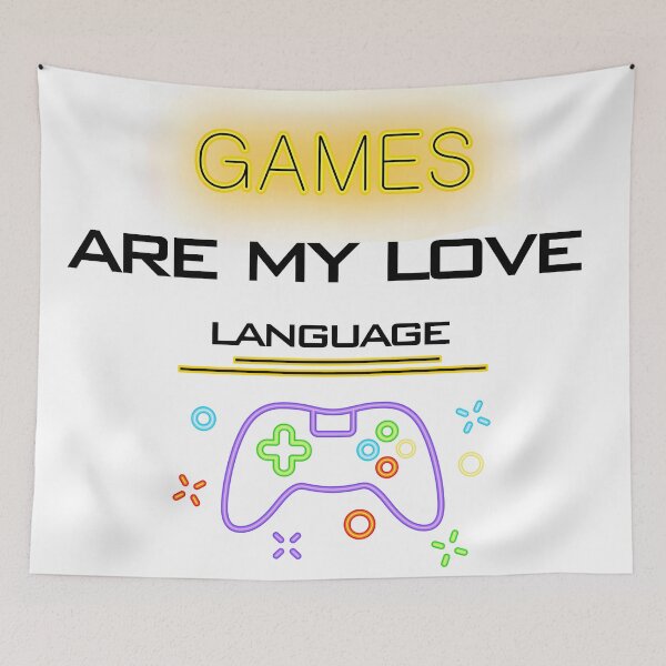 Item preview, Games Are My Love Language designed and sold by zakariadesigner.