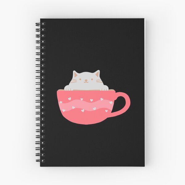 Item preview, cat in coffee cup designed and sold by Mery-Bella.