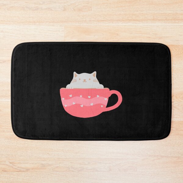 Item preview, cat in coffee cup designed and sold by Mery-Bella.