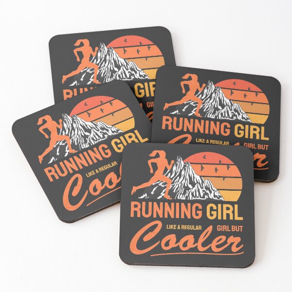 Item preview, Running Girl Like a Regular Girl But Cooler Gift for Women Runners designed and sold by grinta2021.