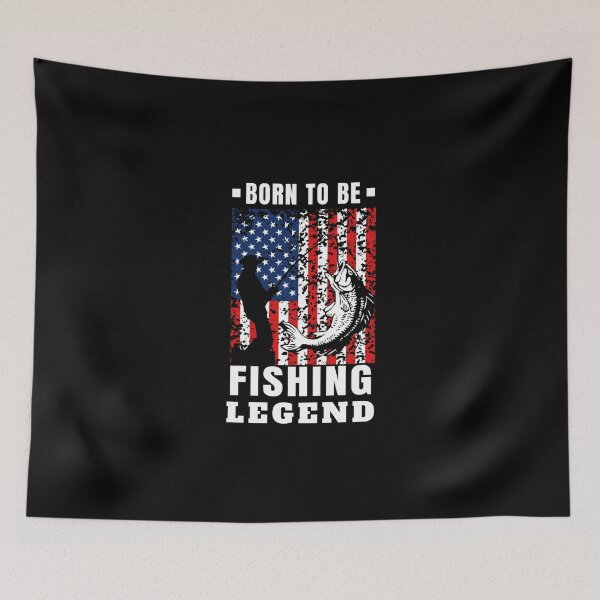 Item preview, born to be a fishing legend designed and sold by DIDAKU.