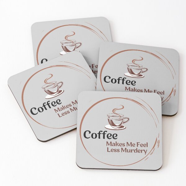 Item preview, Coffee Makes Me Feel Less Murdery 2 designed and sold by 69hoffman.