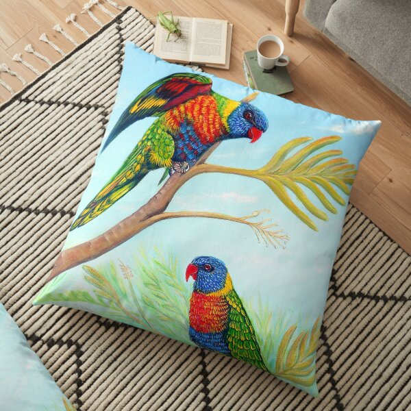 Rainbow Days Floor Pillow