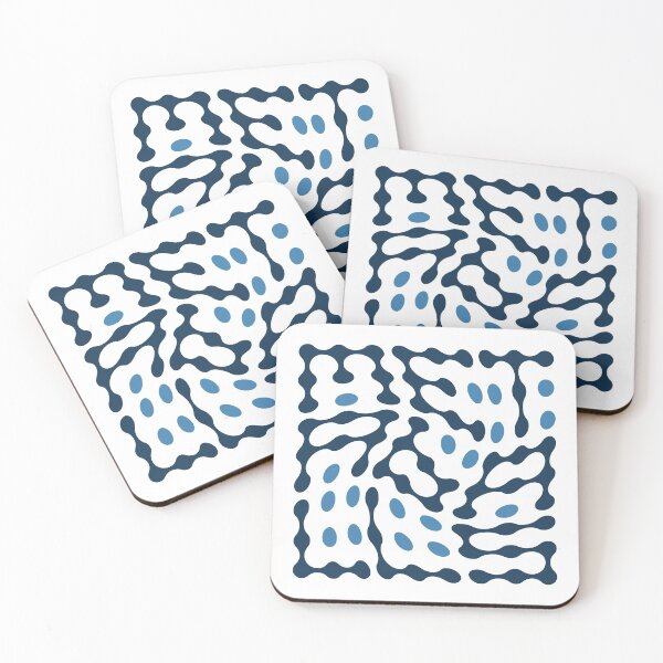 Item preview, Twisted Metaballs Typography (Blue) designed and sold by John Uttley.