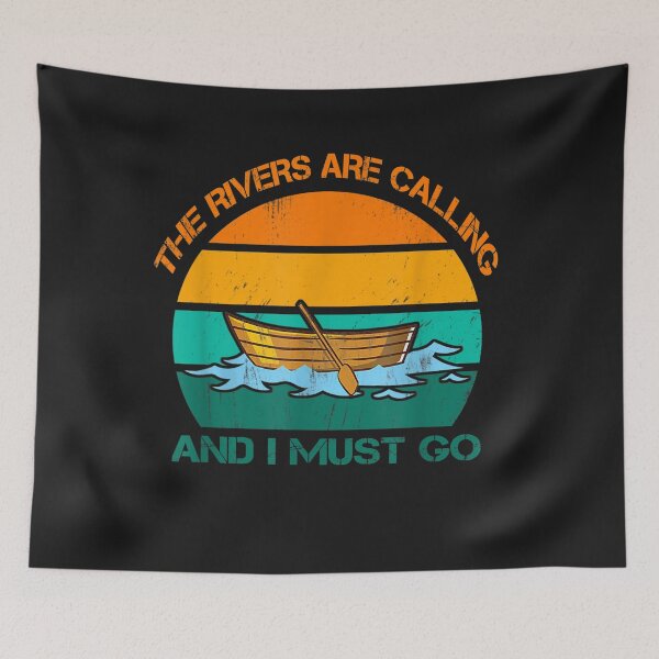 Item preview, The Rivers Are Calling And I Must Go T-Shirt designed and sold by Bright-Marque.