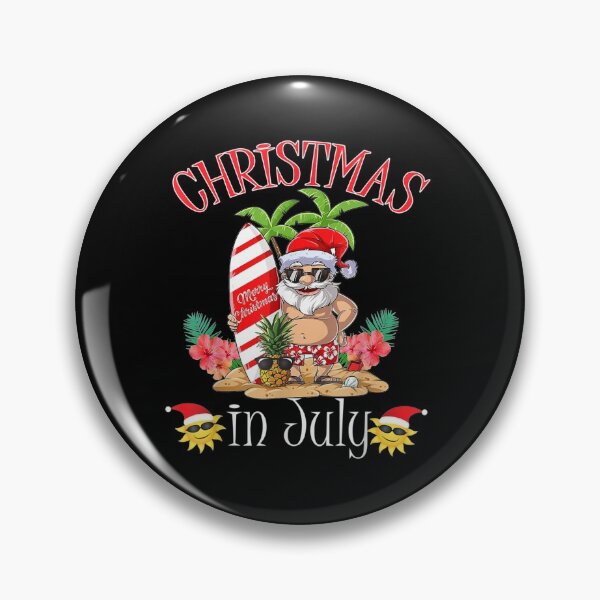Item preview, Christmas In July Funny Santa Summer Beach Vacation designed and sold by wilsonart91.