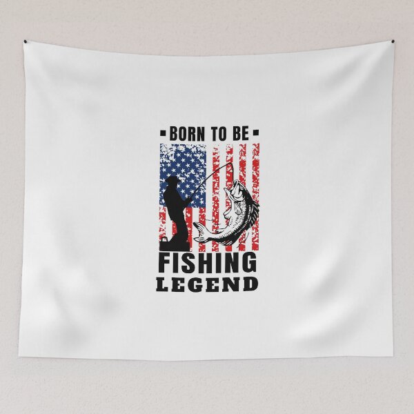 Item preview, born to be a fishing legend designed and sold by DIDAKU.