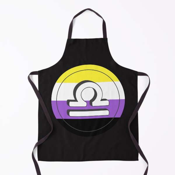 Item preview, Nonbinary Pride Flag Libra Zodiac Sign | Birthday Gift for Transgenders designed and sold by throuplescorner.