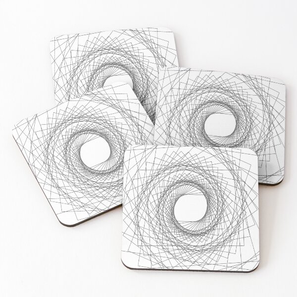 Item preview, Abstract geometric pattern - gray and white. designed and sold by K.S ART.