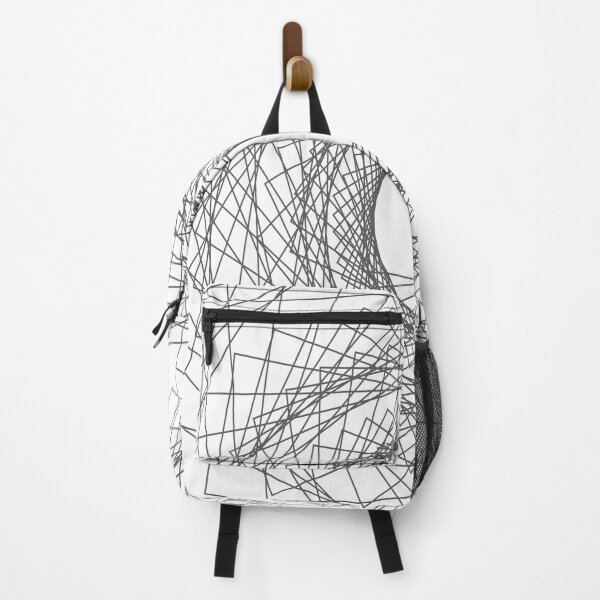 Item preview, Abstract geometric pattern - gray and white. designed and sold by K.S ART.