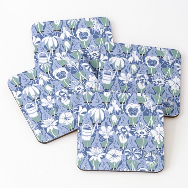Item preview, Gnomes - Humble Garden Garden Guardians | Blue + Green designed and sold by L Diane Johnson.