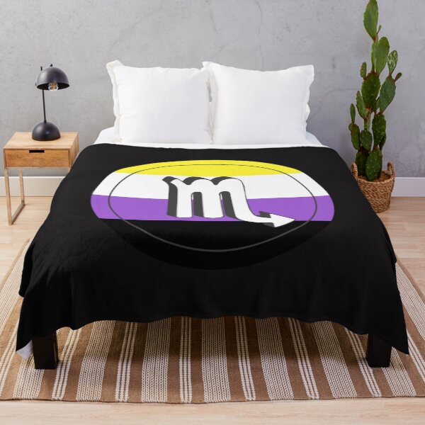 Item preview, Nonbinary Pride Flag Scorpio Zodiac Sign | Birthday Gift for Transgenders designed and sold by throuplescorner.