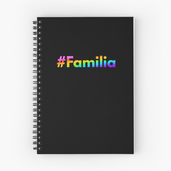 Item preview, Hashtag Familia - Family in Spanish - LGBT rainbow designed and sold by HashtagZone.