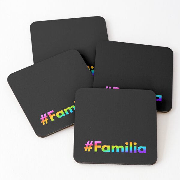 Vista previa del artículo con la obra «Hashtag Familia - Familia en español - Arco iris LGBT», diseñado y vendido por HashtagZone.