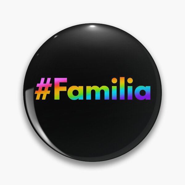 Item preview, Hashtag Familia - Family in Spanish - LGBT rainbow designed and sold by HashtagZone.