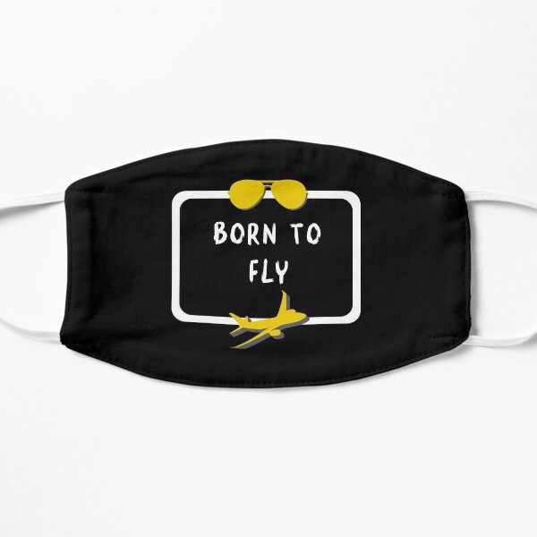 Pilot :: Born to Fly :: Black Gold Flat Mask