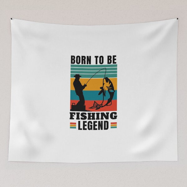Item preview, born to be a fishing legend designed and sold by DIDAKU.