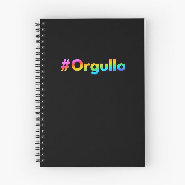 Item preview, Hashtag Orgullo - Pride in Spanish - LGBT rainbow designed and sold by HashtagZone.