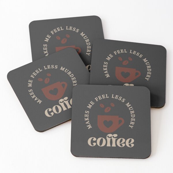 Item preview, Coffee Makes Me Feel Less Murdery 2 designed and sold by 69hoffman.
