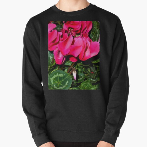 Cyclamens Pullover Sweatshirt